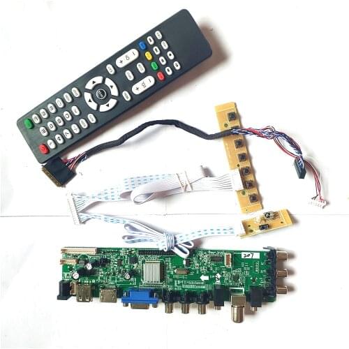 For LTM184HL01-C01/M01 LVDS 40-Pin HDMI-Compatible VGA USB AV TV 3663 DVB digital universal 1920*1080 LCD Controller board DIY