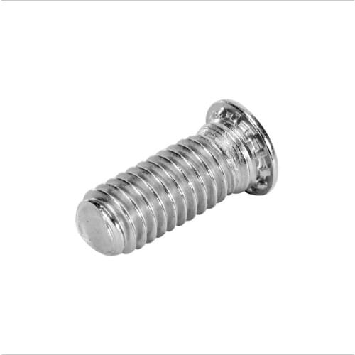 FH-M3 Round Head Studs Self-clinching Stud Blind Rivet Protruding Clinch Screw Sheet Metal Cabinet Screws Rivets PC PEM Standard