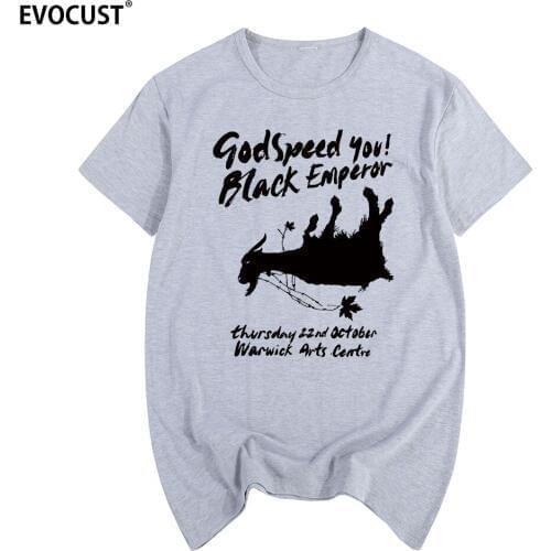 Godspeed You Black Emperor Summer print T-shirt Cotton Men T shirt New women TEE