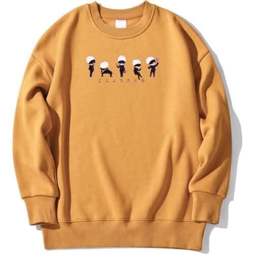 Jujutsu Kaisen Pattern Mens Hoodies Fashion Casual Tracksuits Men Brand Cool Streetwear Comfortable Loose Hoodies Male