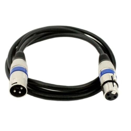 XLR Cable Microphone Lead Male To Female Line Stereo Audio Adapter Plugs BU Cable Cord 0.3M 0.5M 1M 1.5M Audio Adapter Plugs BU