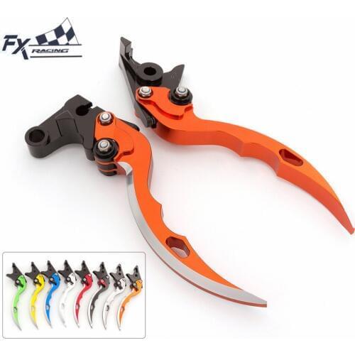 CNC Knife Blade Motorcycle Brake Clutch Levers Aluminum Adjustable Brake Clutch Pair For Aprilia SHIVER GT 2007 - 2016 2008 2009