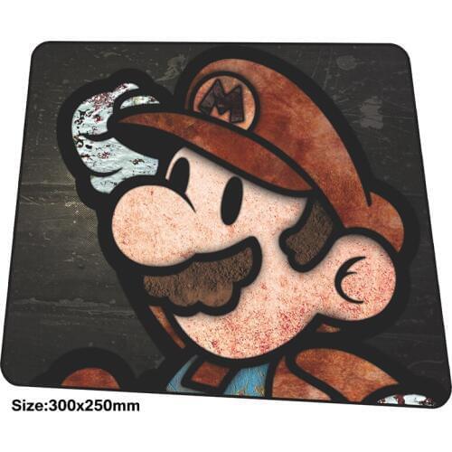 Mario mousepad 300x250x3mm gaming mouse pad big gamer mat Indie Pop game computer desk padmouse Professional large play mats