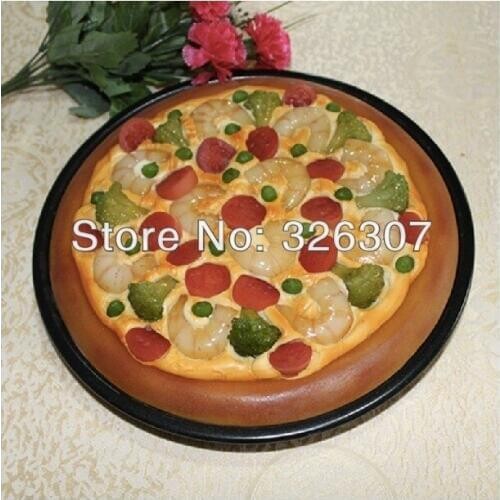 Pudding-pipe pizza food model film props customize Shrimp sausage dishes simulation model sample food dishes film props FRIENZE