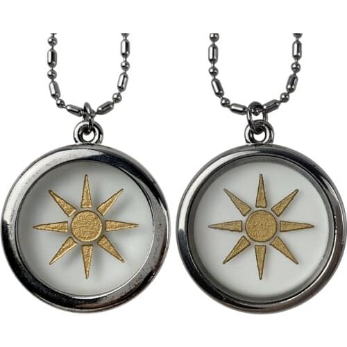 Fashion Glass Pendant Necklace Women Mens Necklace Jewelry for Decoration Fashion