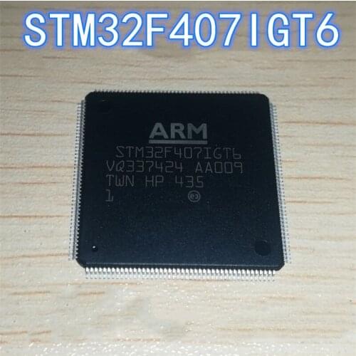 1PCS 100% new original authentic STM32F407IGT6 QFP-176 32F407IGT6 QFP176 32-bit microcontroller chip