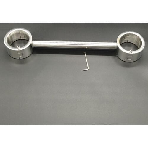 Stainless Steel Spreader Bar Sex Handcuffs Adult Games Metal Bondage Restraints BDSM Fetish Hand Cuffs Sex Toys For Couples