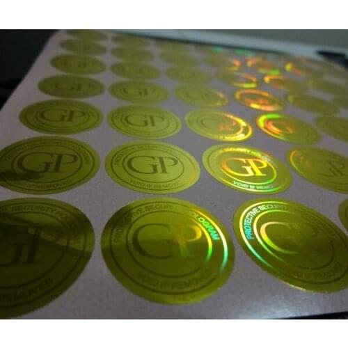 Free design ! secure genuine custom 3D hologram sticker , void if removed