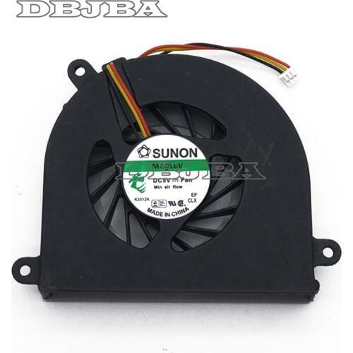 Laptop CPU cooling Fan for Lenovo IdeaPad Y550 Y550P Y550A GB0507PHV1-A 13.V1.B3833.F.GN 5V 1.15W AB7005HX-LD3 KIWB1 CPU Cooler