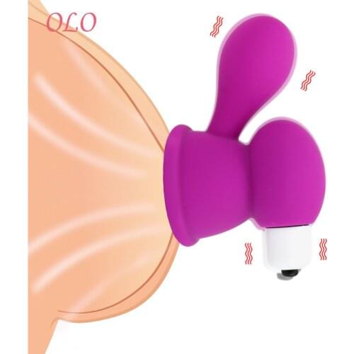 OLO Breast Massager Vibrator Nipple Sucker Sex Toys for WomenVibrating Nipple Stimulation Clitoris Massager Breast Pump Enlarge