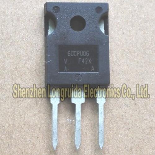 10PCS 60CPU06 60CPU06PBF TO-247 60A 600V Fast Recovery Diode
