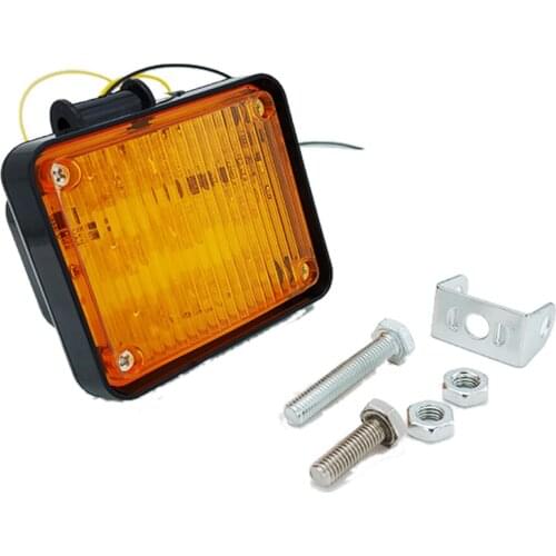 9 LED Yellow Strobe Warning Light Car Grille Flashing Light Truck Beacon Hazard Emergency Traffic Light LED Urgent Lamp DC 12V