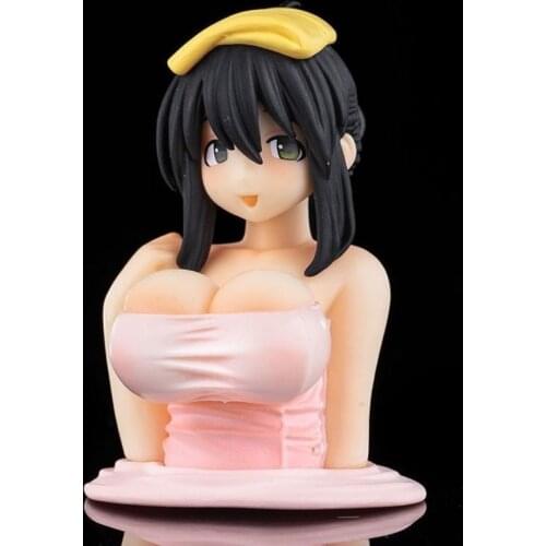 6cm Anime Car Room Decoration Chest Shaking Kanako Action Kawaii Sexy Figurine Girl Pvc Half Length Model Dolls Toy Gift For Boy