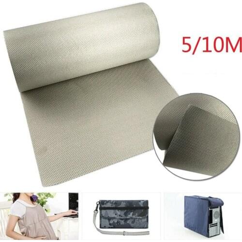 Anti-Scanning RF RFID Shielding Fabric DIY Anti-Magnetic Anti Radiation Cloth Conductive For Linings Electromagnetic