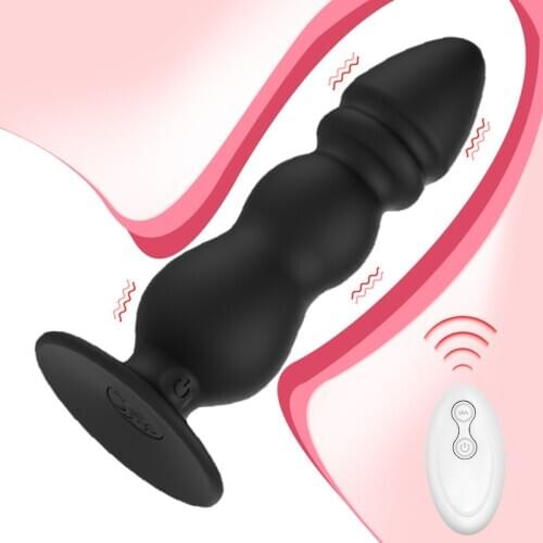 10 Speeds Sex Toys Wireless Remote Anal Dildo Male Prostate Massager Strong Sucker Unisex G-spot Stimulator Anus Penis Vibrator