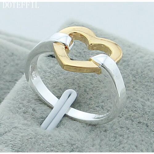 Женские золотые кольца DOTEFFIL China At AliExpress