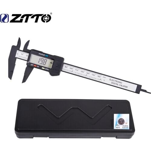 Bicycle Nylon Accurate Electronic Vernier caliper 0.01 millimeter inch LCD millimetre MTB Road bike parts measuring tool ruler