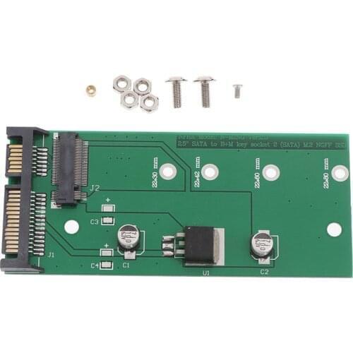 Hot sale convert card for New Ngff ( M2 ) ssd to 2.5 inch sata adapter m.2 ngff ssd to sata3