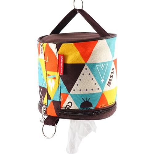 Lightweight Portable Roll Tissue Case Toilet Roll Paper Storage Holder for Camping Hiking Outdoor Picnic Tent Accessories