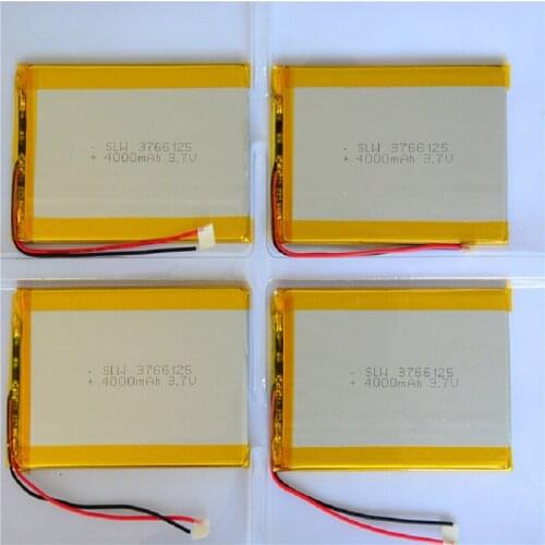 Wholesale kingwei 10pcs Lipo Battery 3.7v rLithium Li-Polymer Battery 4000MAH For Helicopter Phone Smartwatch Earphone