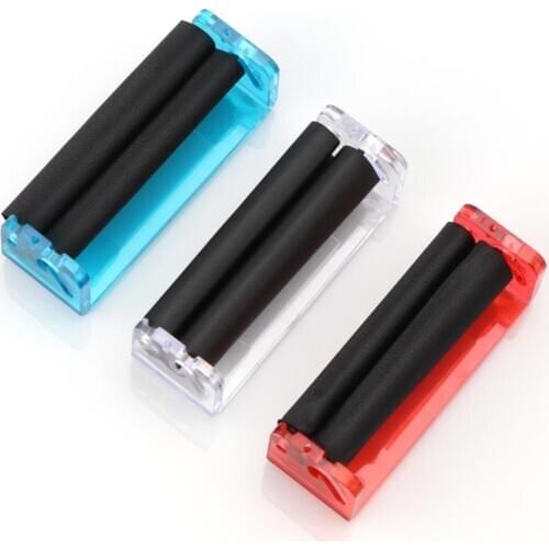 Cigarette Rolling Machine Simple Plastic Cigarette Machine Roller For Use In Roll Paper Manual Rolling Tool Cigarette Makers DIY