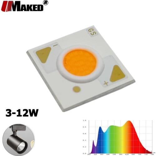 20pc Full Spectrum LED COB 3W 5W 7W 10W 12W Ra 97 36V 130LM/W 1304-7.5MM 3000-4000-5000K All Color Gamut Sun Light Grows Sources