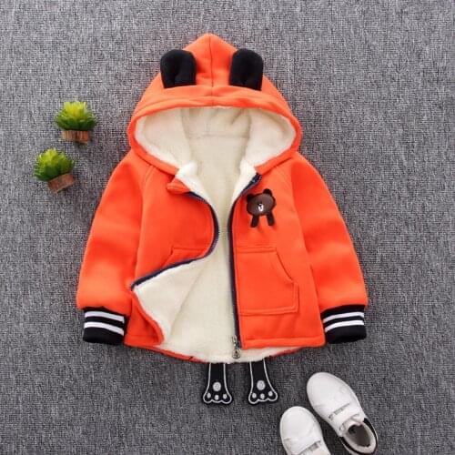 Baby Girl Coat Toddler Boy Jacket Boys' Hooded Jacket 2020 Winter Childrens Clothing Childrens Thick Jacket