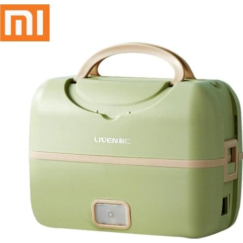 Xiaomi Liven Portable Cooking Electric Lunch Box Multifunctional Plug-in Electric Heating Cooking Large Capacity Double Layer