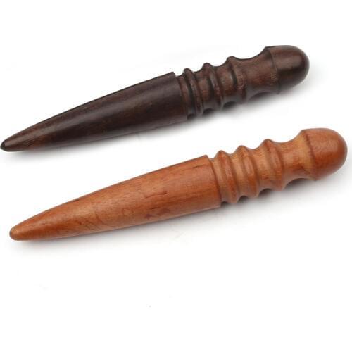 Practical Leather Polishing Tool Leather Edge Burnisher Sandalwood DIY Handmade Leather Tools Wood Polishing Stick