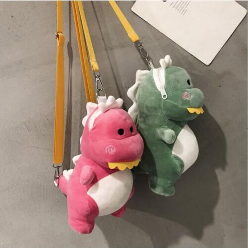 Girl Cute Animal Lovely Dinosaur Prints Travel Bags Toys Gifts Plush Backpack for Children Backpacks Kids Small Bag