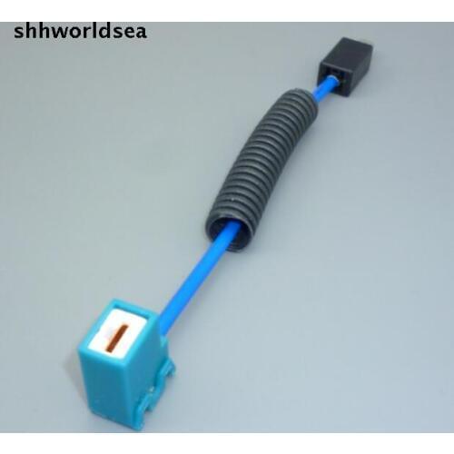 Shhworldsea 2/5/30/100/500pcs Auto socket h1 h3 male and female angle ceramic socket bulb socket