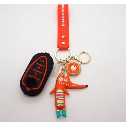 Xinyuexin 3 Buttons Remote Car Key Fob Fit Folding Flip Car Key Case Cover for Alfa Romeo Mito Giulietta 159 GT with Key Chain