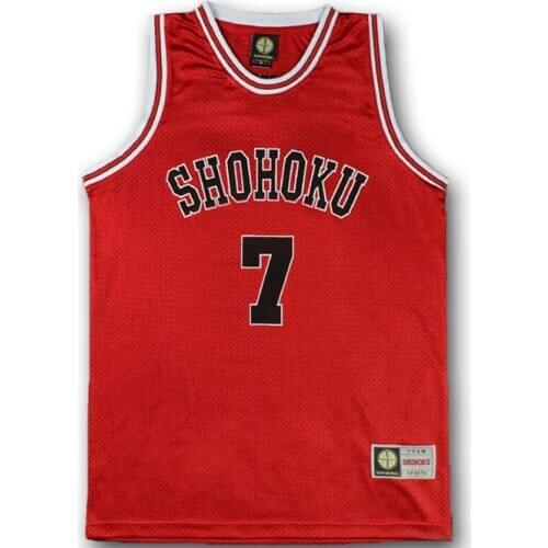 Slam Dunk Shohoku High School No.7 Miyagi Ryota Cosplay Vest Basketball Jersey