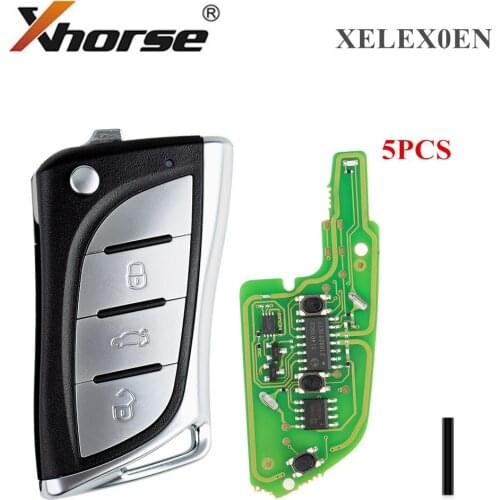 Xhorse XELEX0EN Super Remote Flip 3 Buttons for Toyota/Lexus Type with Super Chip Inside 5pcs/lot