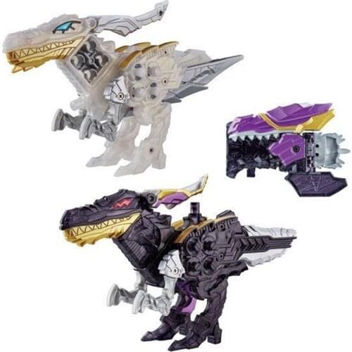 Bandai Japan KISHIRYU SENTAI RYUSOULGER DX 08 09 Black and White Dragon Combination SHINERAPTOR COSMORAPTOR Toys