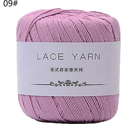 1 Bundle 10 Strands Acrylic Hand Knitting Yarn Lace Crochet Thread Cord Sewing M68E