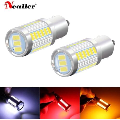 2Pcs 1500LM Canbus 1156 P21W Ba15s LED Bulb Car DRL Reverse Light for Skoda Superb 2 3 Octavia a7 a3 a5 a4 Fabia Kodiaq Yeti T25