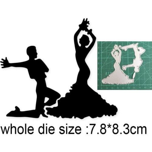 2021 new metal cutting dies cut die mold Dancing Couple decoration Scrapbook paper craft knife mould blade punch stencils dies