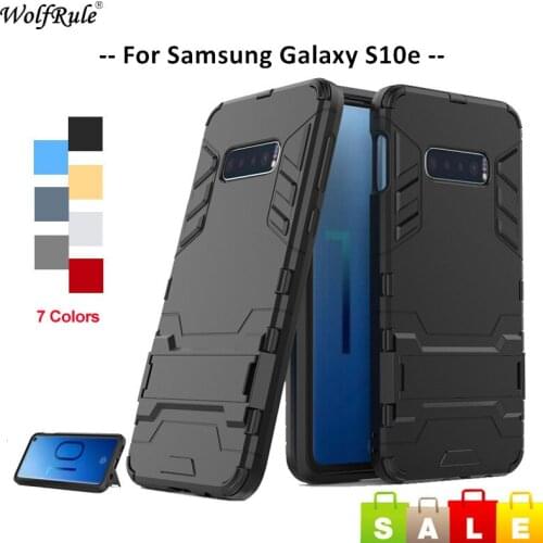 For Samsung Galaxy S10e Case TPU & PC Armor Holder Phone Case For Samsung Galaxy S10e Cover For Samsung S10e G970