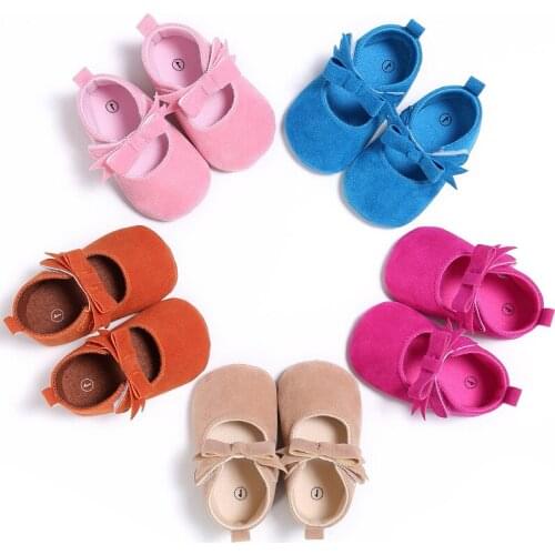 New spring and autumn 0-1 years old female baby bow princess shoes baby shoes toddler shoes