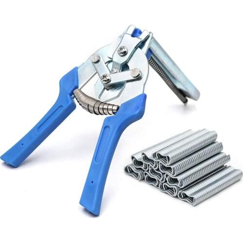 Hog Ring Pliers Tools Type M Nail Poultry Cage Fasten Plier Wire Cage Clamp For Bird Chicken Mesh Cage Wire Fencing Plier#g3