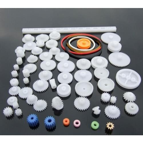 Gear Cog Wheel Plastic Gear DIY Intelligence Pulley Innovative Toy Motor Children Gearbox Shaft Student Car Robot Toys