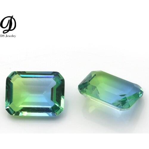 Synthetic Tourmaline Loose Gemstones 6*8MM 10pcs Stones Jewelry Accessories High Quality Stones For Gifts decoration