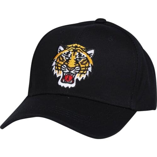 [SMOLDER]New Arrival Fashion Women Mens Originals Cool Embroidery tiger Hip Hop Dad Hat Unisex Adjustable Baseball Caps