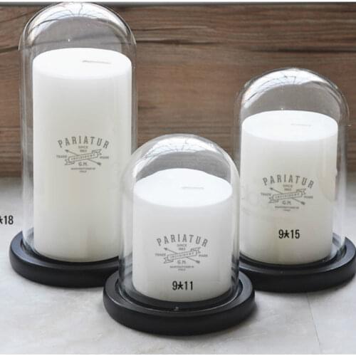 Glass Candle Holders Table Transparent Romantic Wedding Centerpieces Candlestick Decor Tea Candle Holder Bougeoir Mold FC039