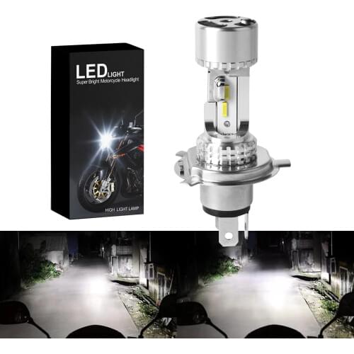 Motorcycle h4 led Headlight 2000LM Para Moto Lightings 12V 24V Fog Lamp Bulbs Front Light Headlamp White 6500K Scooter Motorbike