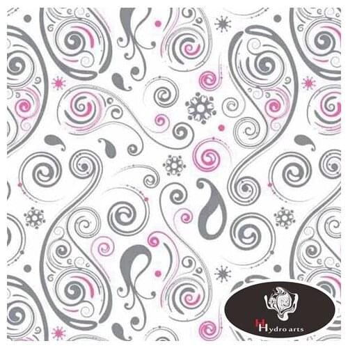 High quality Floral Printing Hydrographic film water transfer film 50cm*10m aqva print HFD019