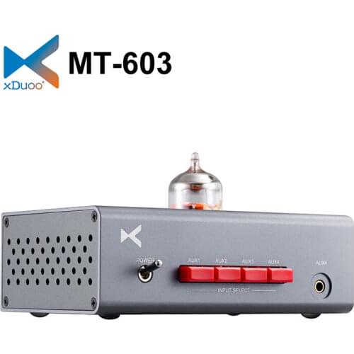 XDUOO MT-603 Multiple Pre-Amp 4 Audio Input, One Audio Output 12AU7 Tube Preamplifier