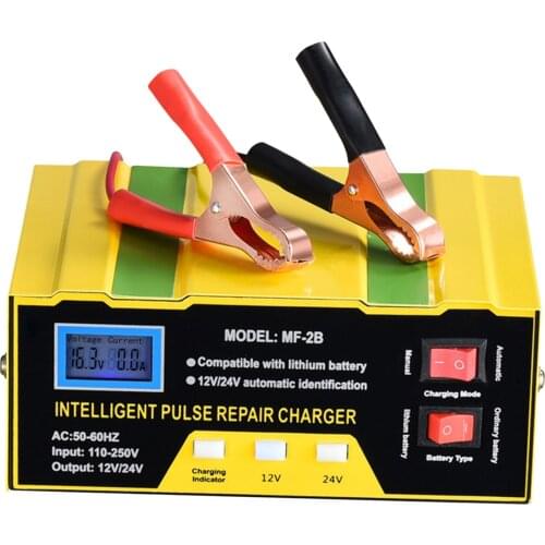 New 12V 24V 10A Car Auto Battery Charger LED Display AU Smart Automotive Truck Motorcycle Car Charger