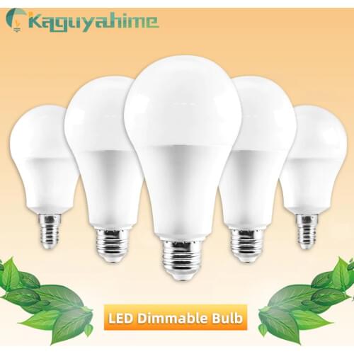 Kaguyahime 1pc/5pcs LED E27 Bulb Dimmable Lamp E14 220V 6W 15W LED Bulb E27 LED Light Lampadas Bombillas Warm White Cold White